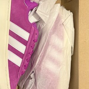 Adidas Fuchsia and White Grand Court Alpha 00s